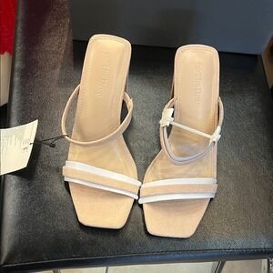 Chic Nude Heeled Sandals